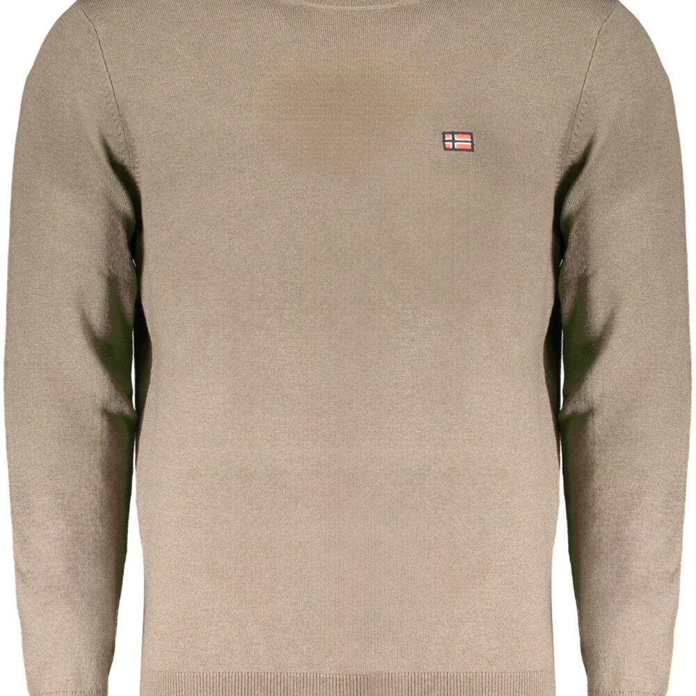 NORWAY 1963 MAGLIA UOMO MARRONE