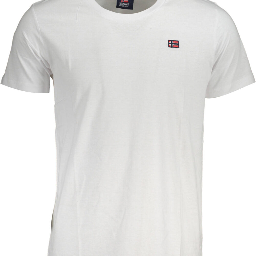 NORWAY 1963 T-SHIRT MANICHE CORTE UOMO BIANCO