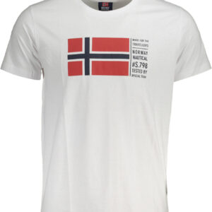 NORWAY 1963 T-SHIRT MANICHE CORTE UOMO BIANCO