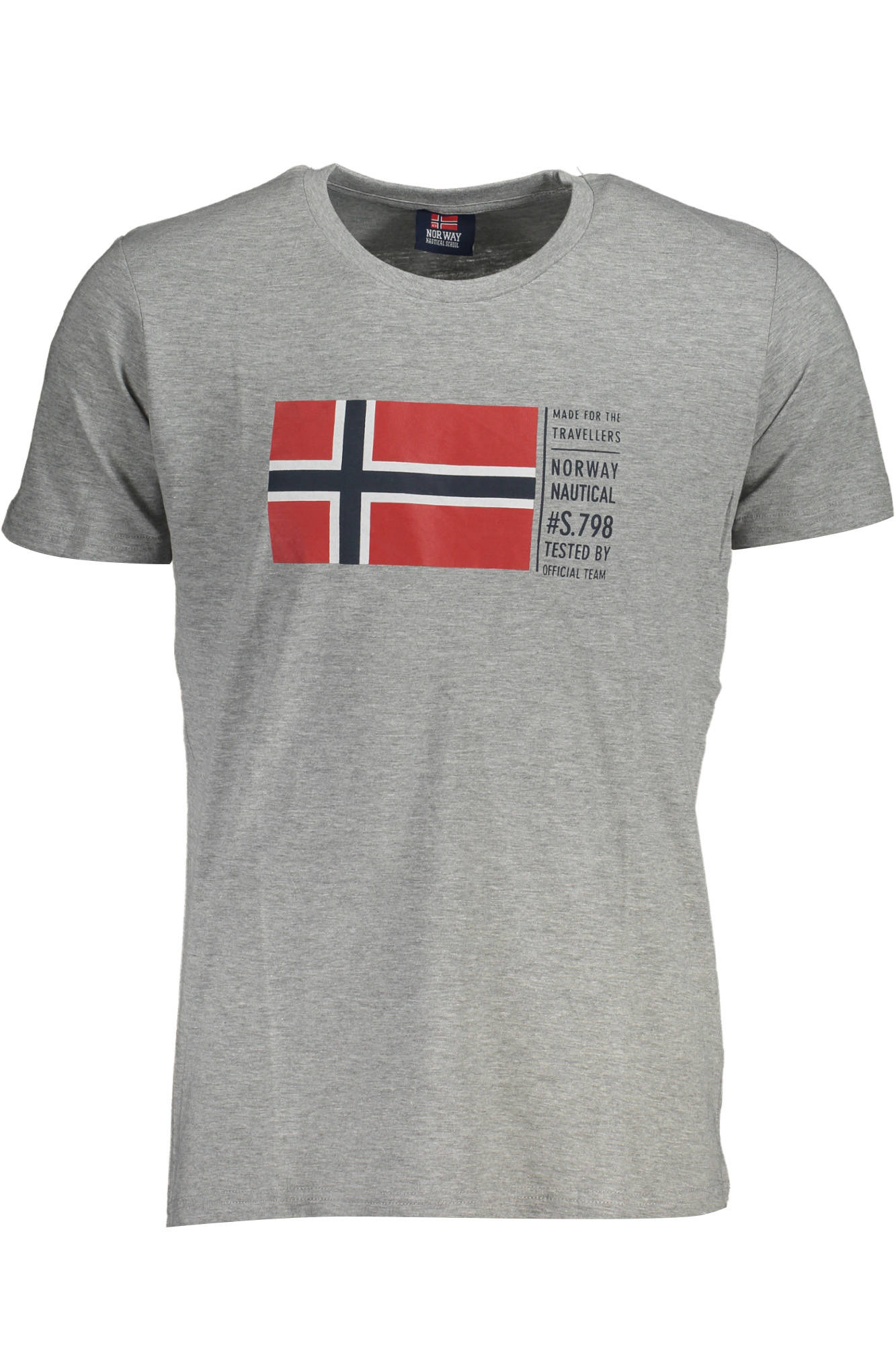 NORWAY 1963 T-SHIRT MANICHE CORTE UOMO GRIGIO