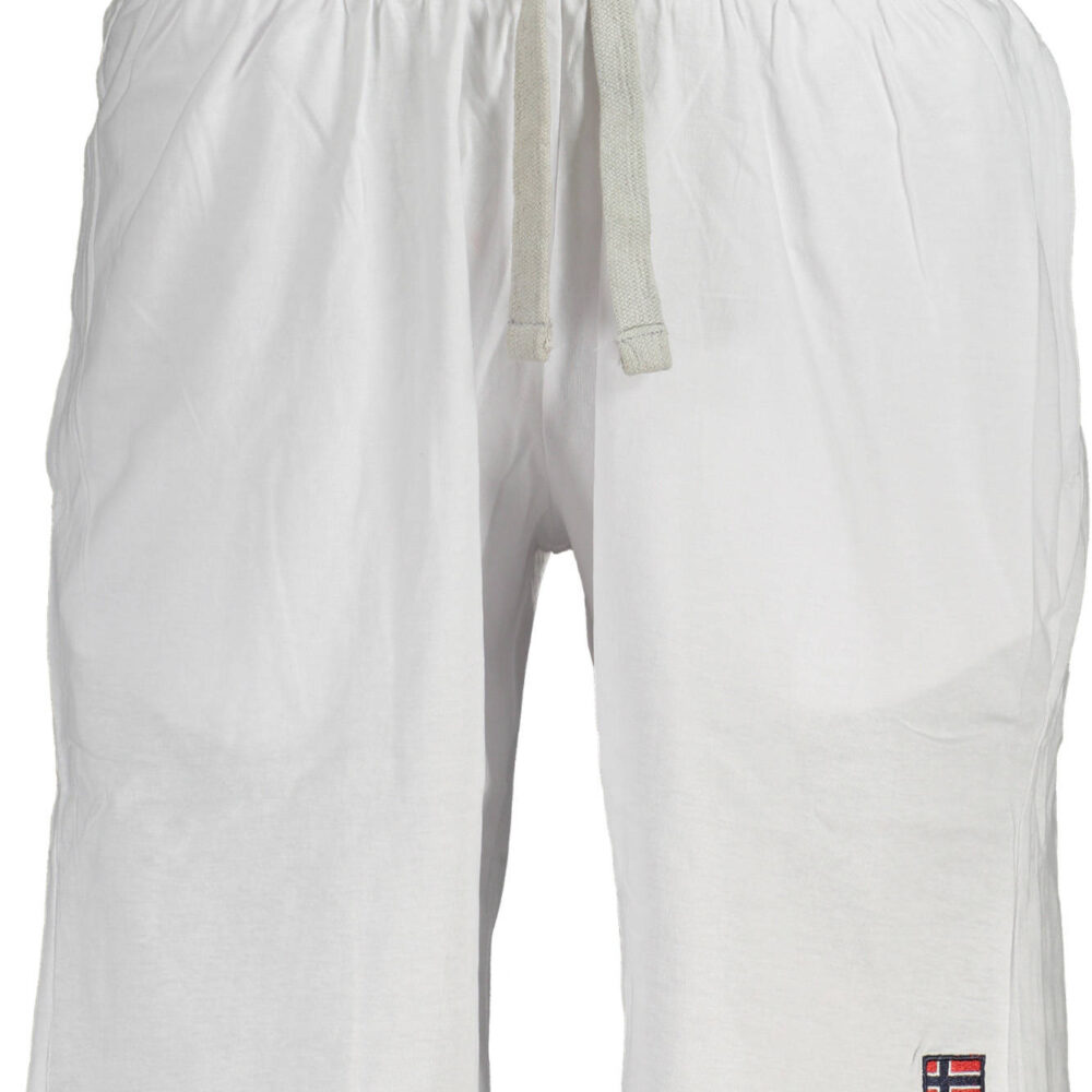 NORWAY 1963 PANTALONE BERMUDA UOMO BIANCO