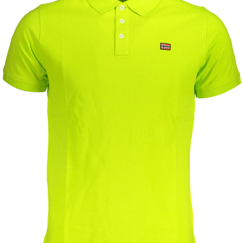 NORWAY 1963 POLO MANICHE CORTE UOMO GIALLO