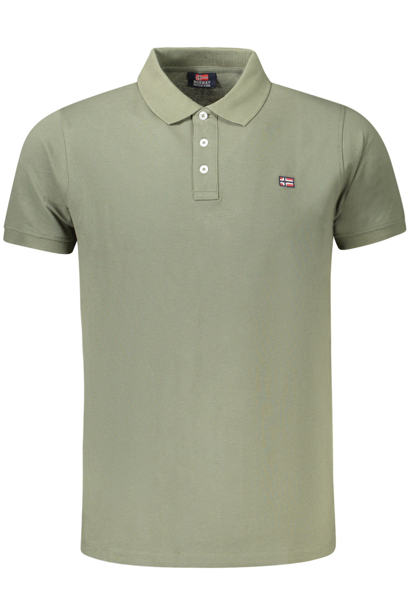 NORWAY 1963 POLO MANICHE CORTE UOMO VERDE