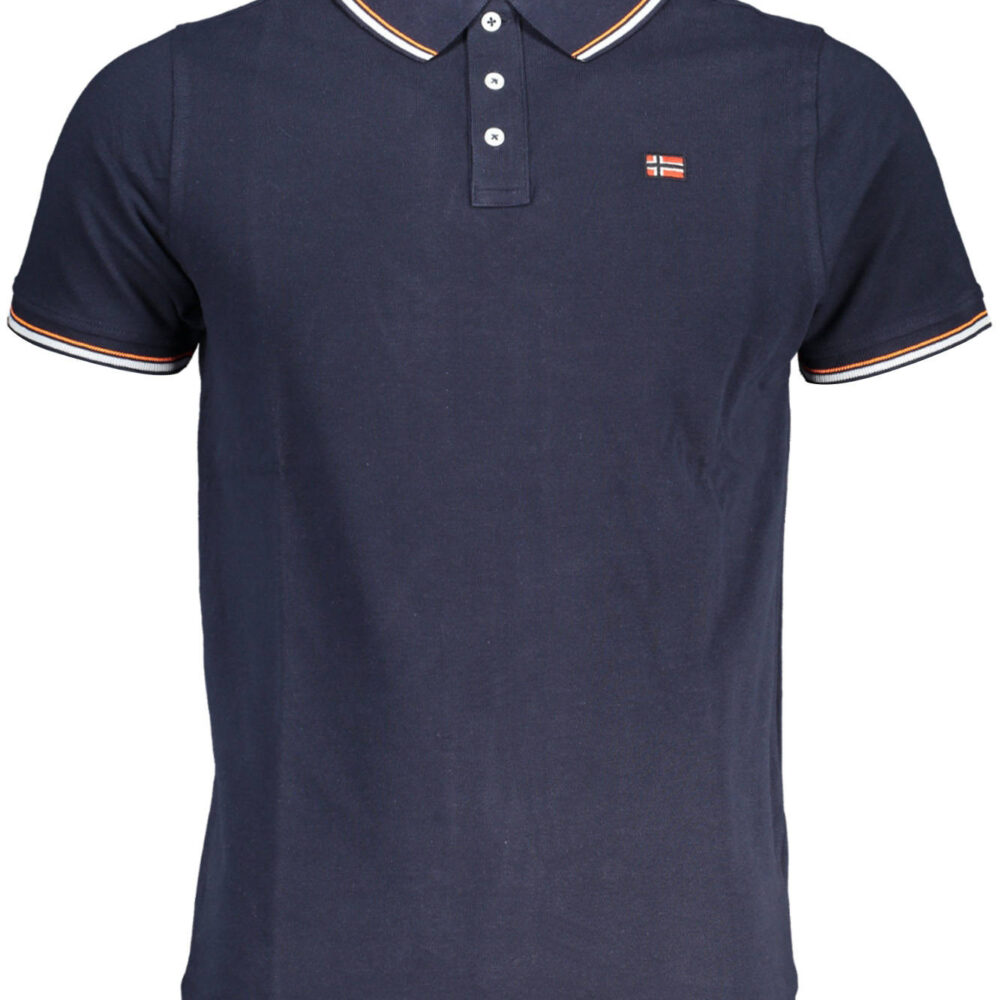 NORWAY 1963 POLO MANICHE CORTE UOMO BLU
