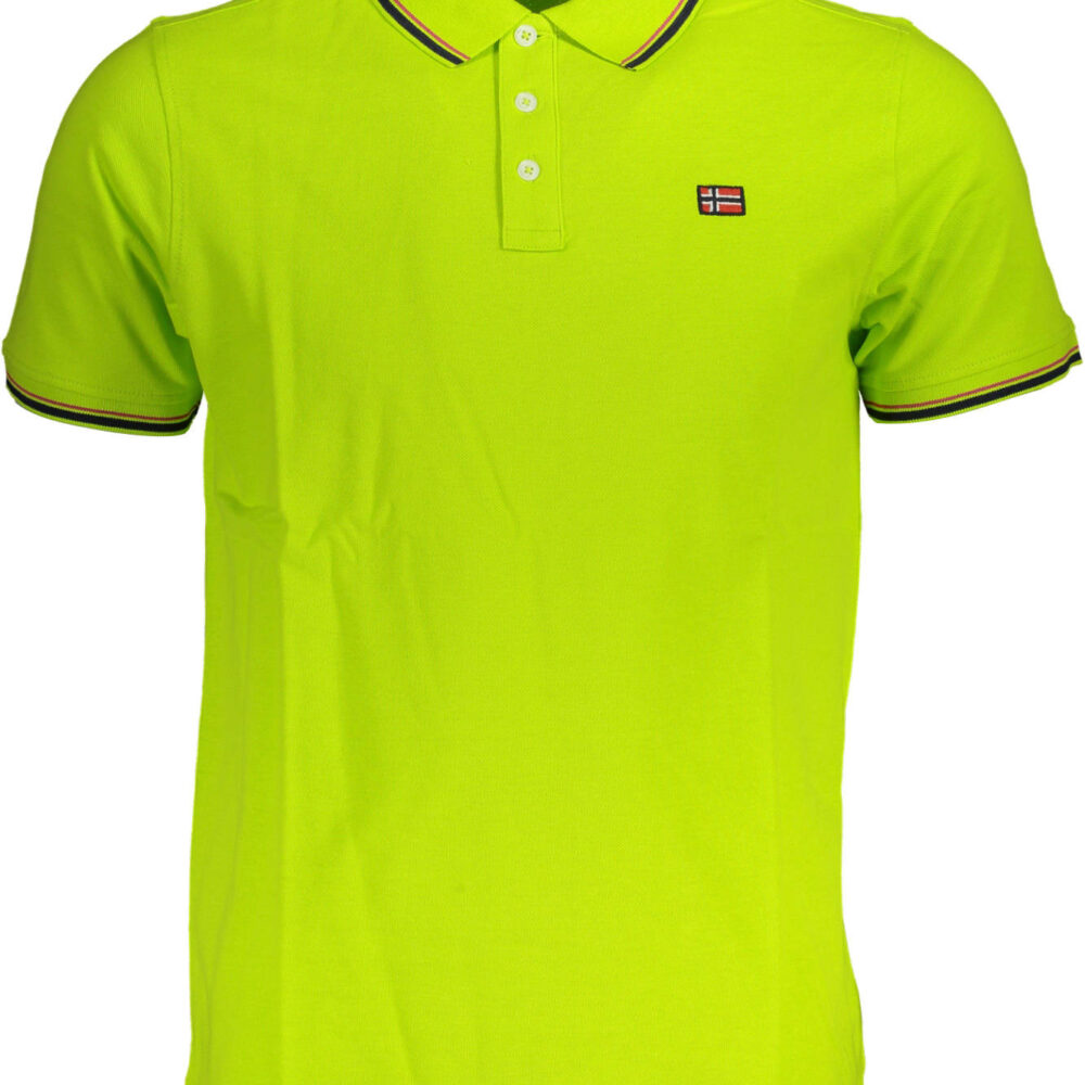 NORWAY 1963 POLO MANICHE CORTE UOMO GIALLO