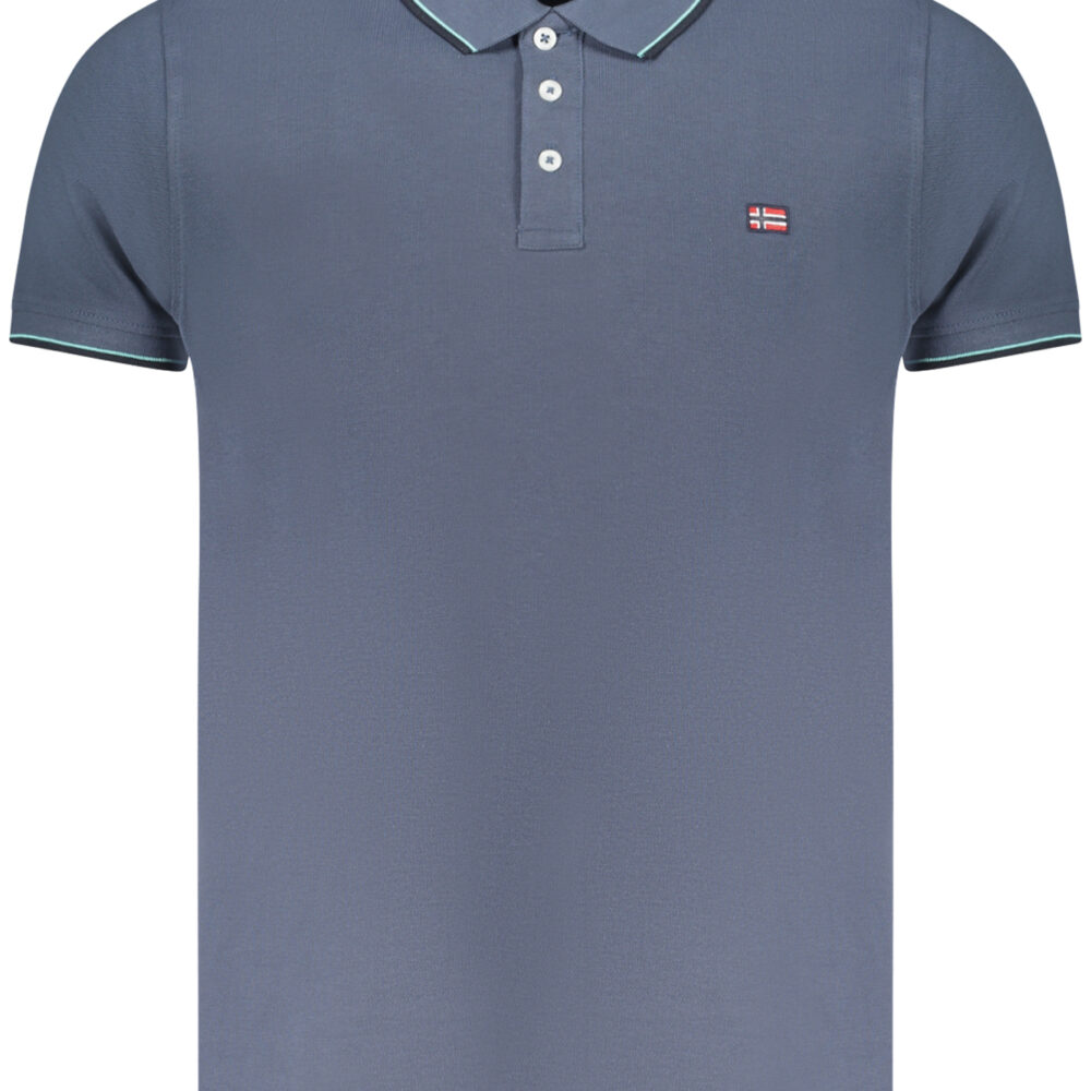 NORWAY 1963 POLO MANICHE CORTE UOMO BLU