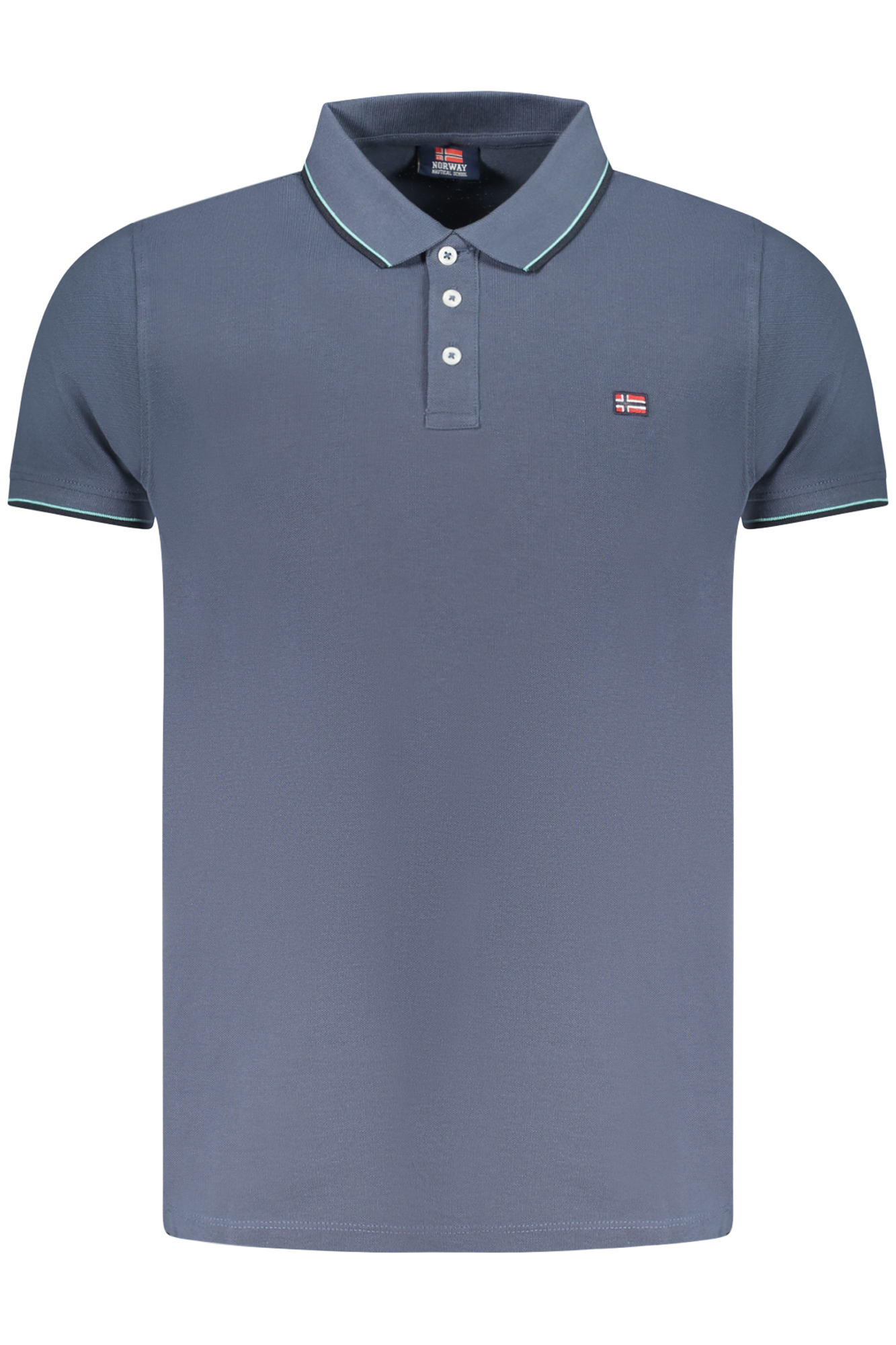 NORWAY 1963 POLO MANICHE CORTE UOMO BLU
