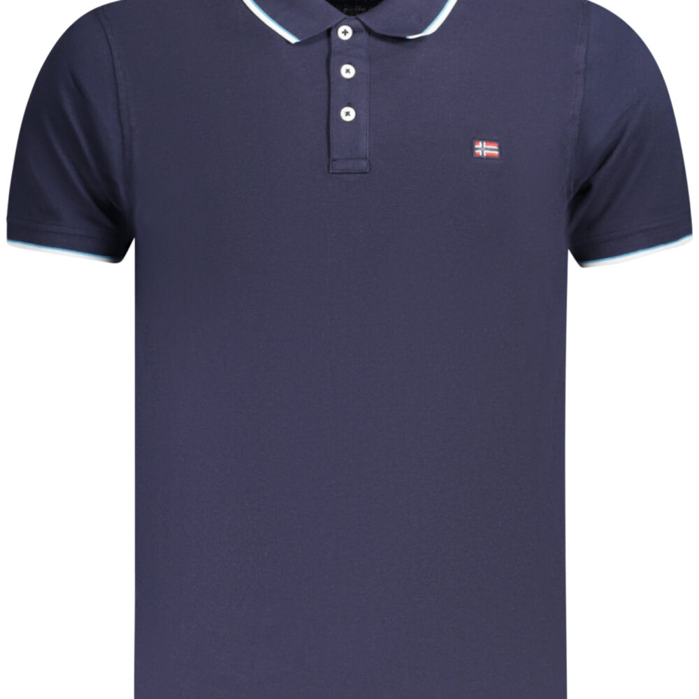 NORWAY 1963 POLO MANICHE CORTE UOMO BLU