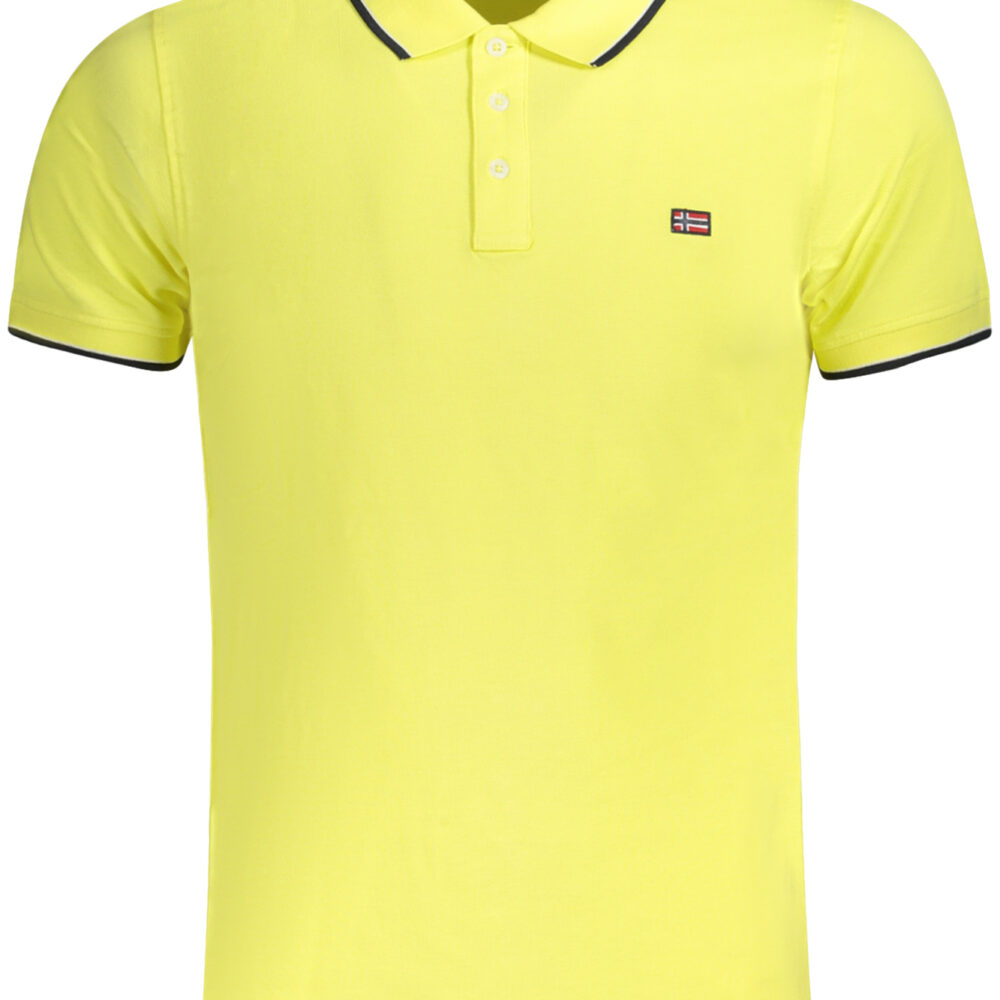 NORWAY 1963 POLO MANICHE CORTE UOMO GIALLO