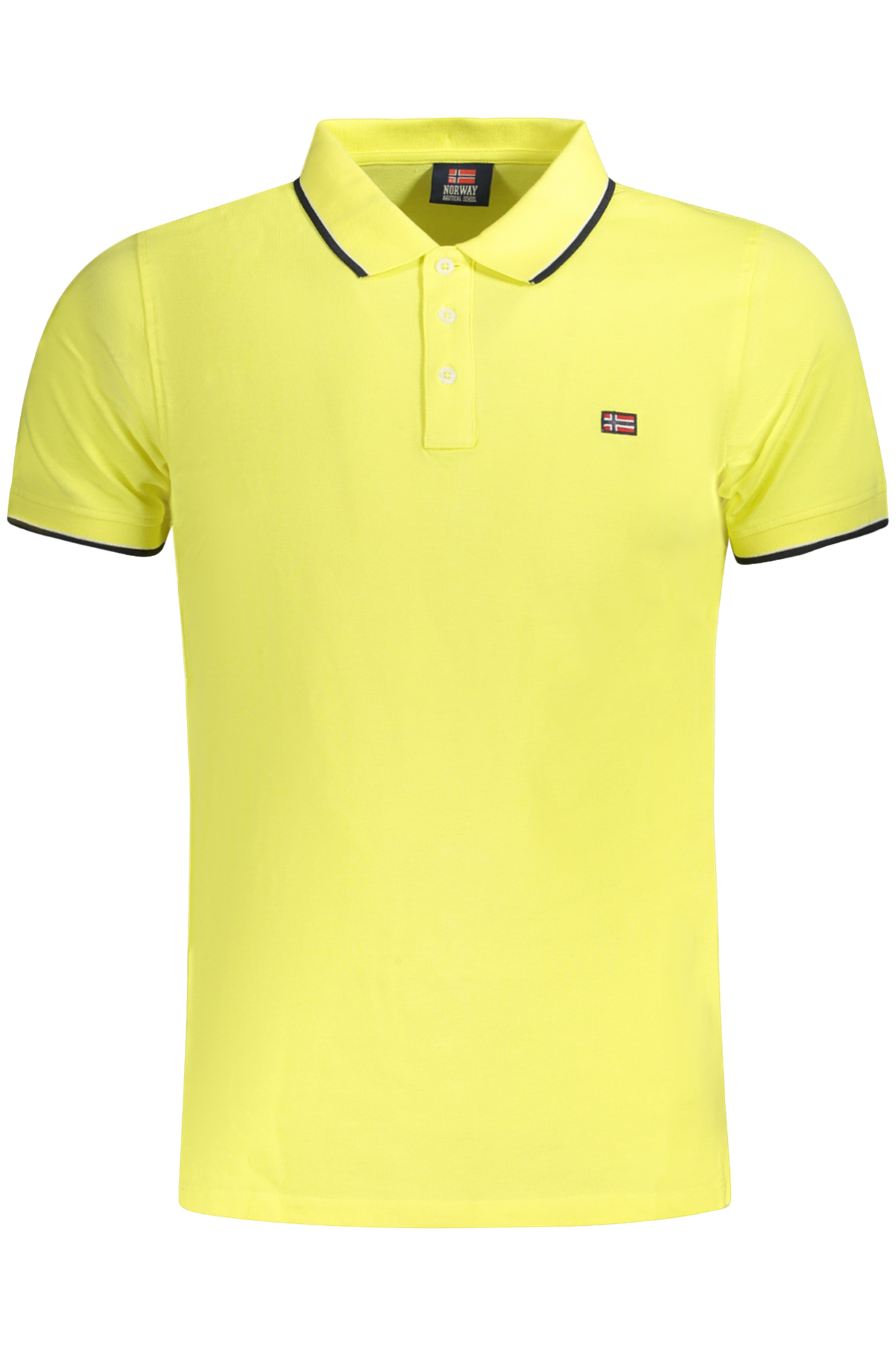 NORWAY 1963 POLO MANICHE CORTE UOMO GIALLO