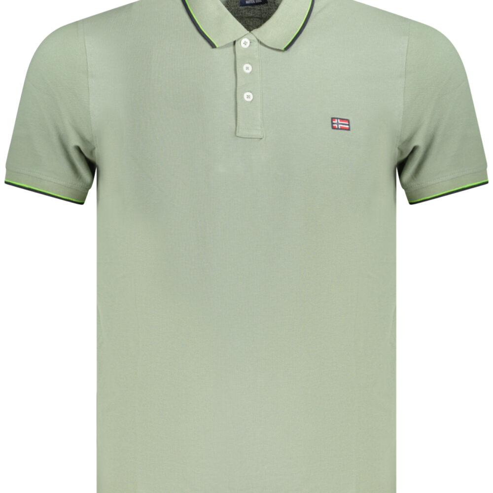 NORWAY 1963 POLO MANICHE CORTE UOMO VERDE