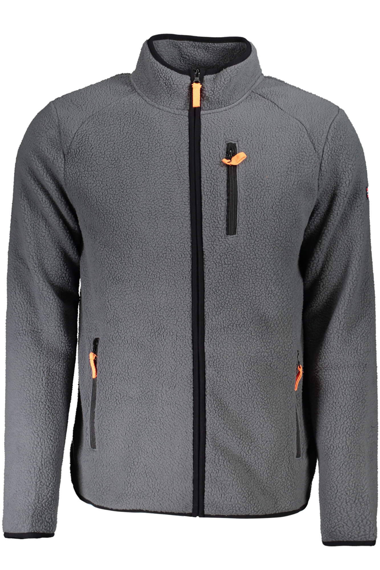 NORWAY 1963 FELPA CON ZIP UOMO GRIGIO