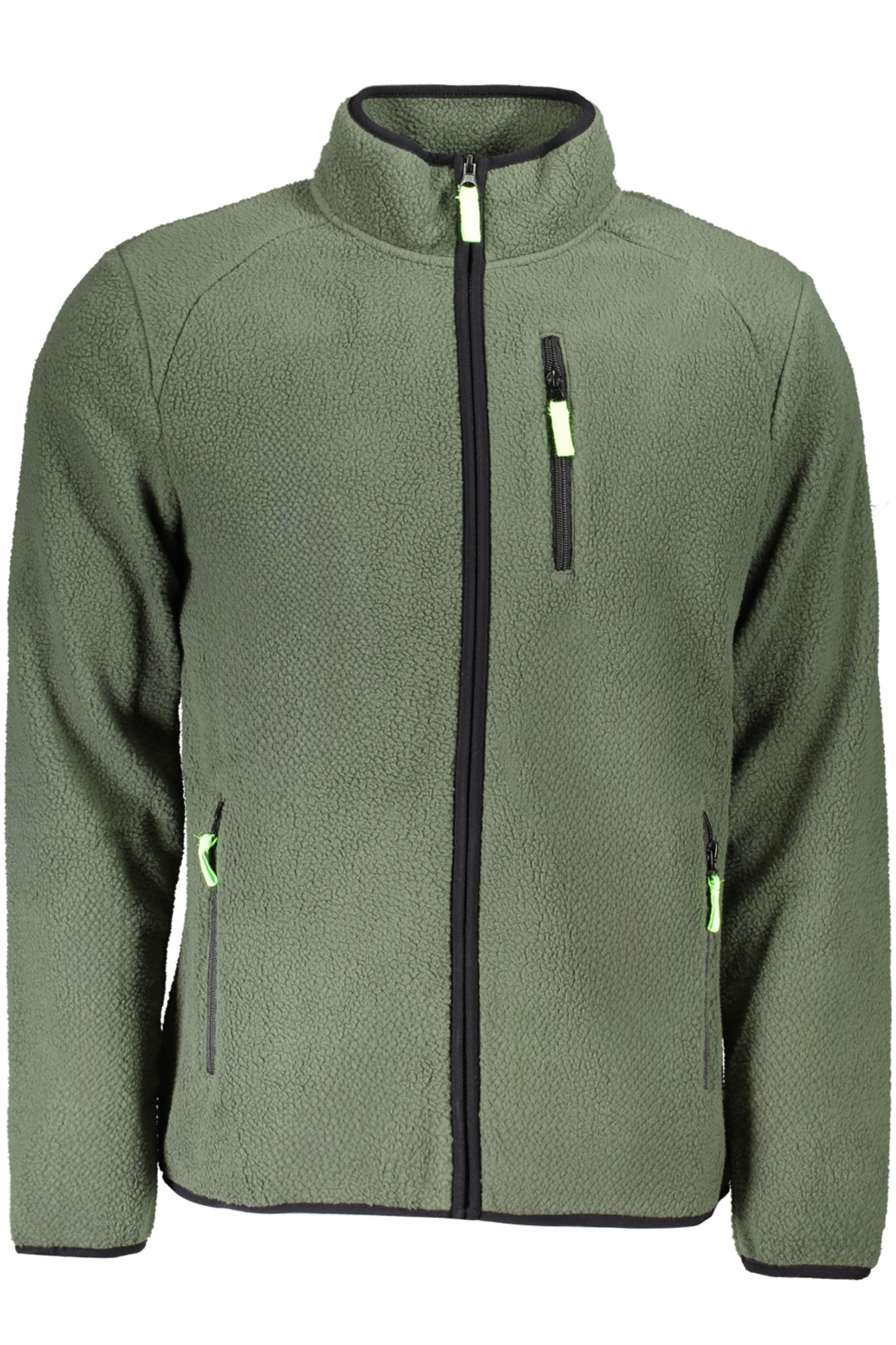 NORWAY 1963 FELPA CON ZIP UOMO VERDE