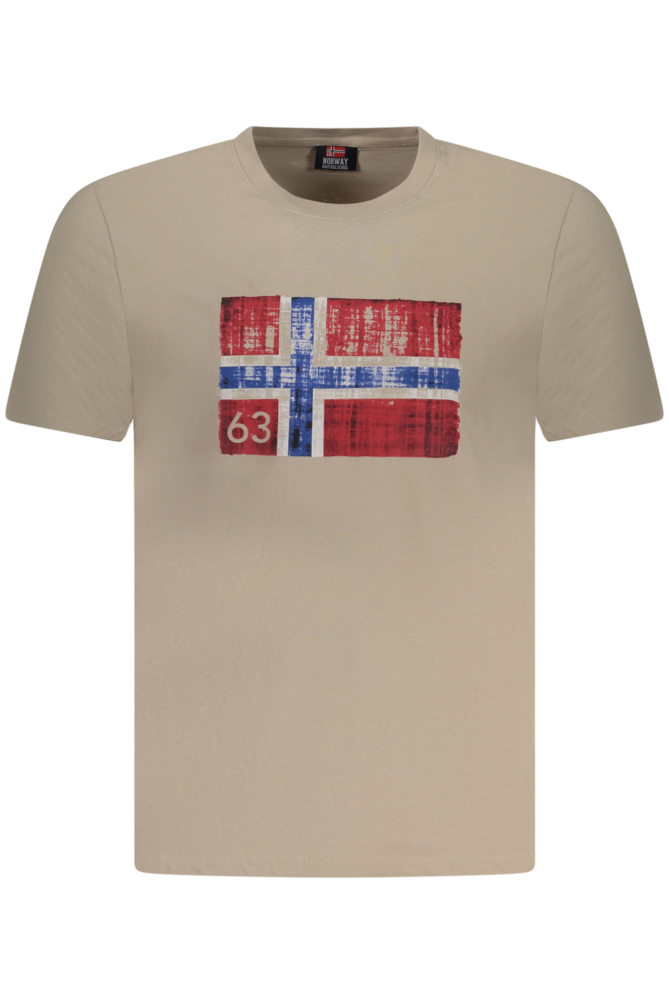 NORWAY 1963 T-SHIRT MANICHE CORTE UOMO BEIGE