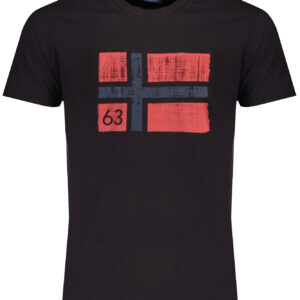 NORWAY 1963 T-SHIRT MANICHE CORTE UOMO NERO