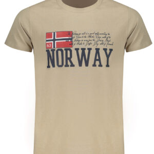 NORWAY 1963 T-SHIRT MANICHE CORTE UOMO BEIGE