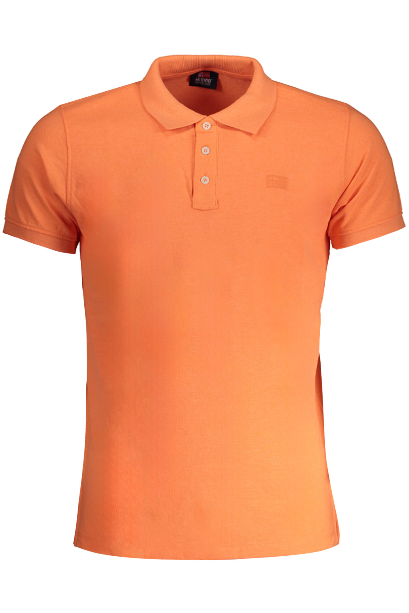 NORWAY 1963 POLO MANICHE CORTE UOMO ARANCIO