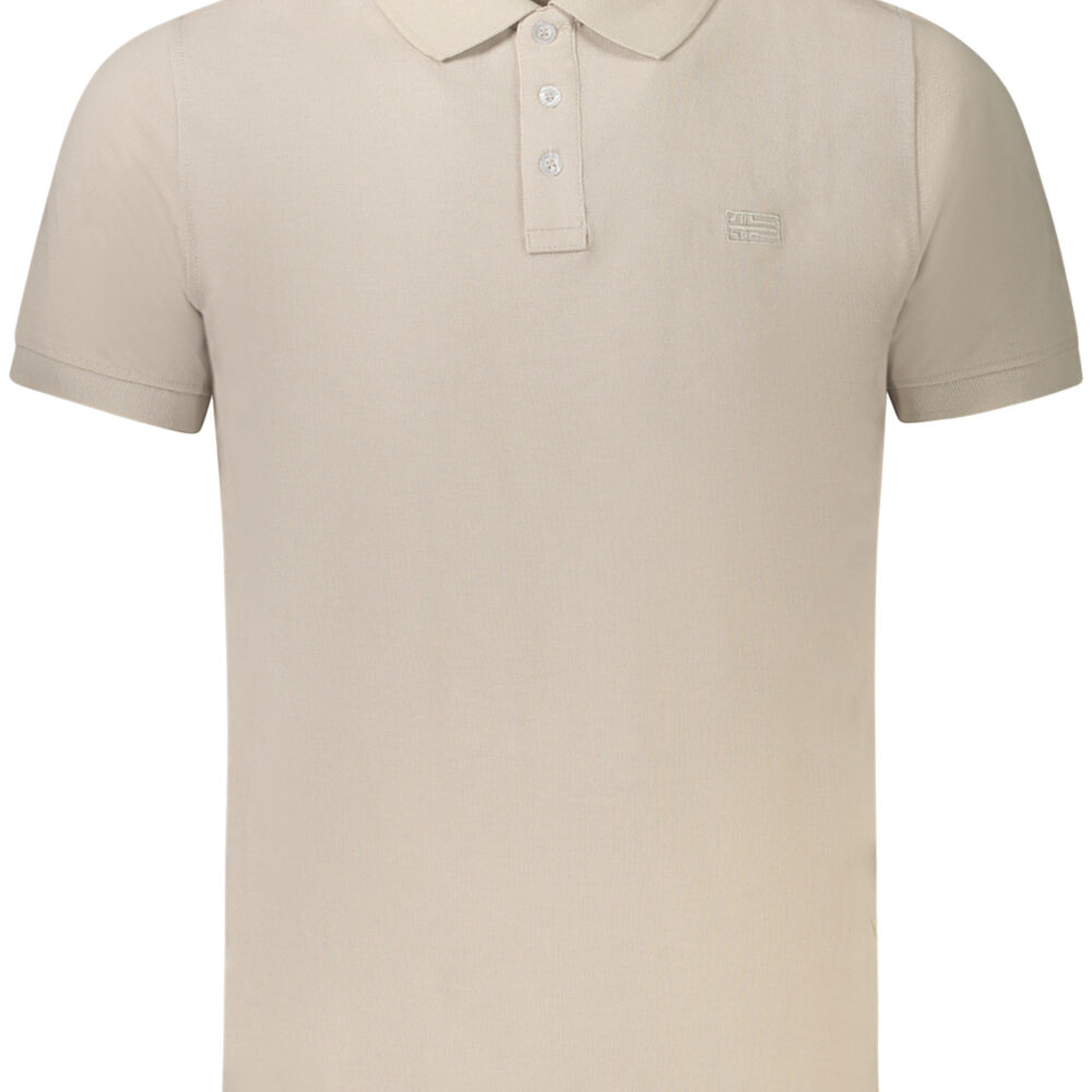 NORWAY 1963 POLO MANICHE CORTE UOMO BEIGE