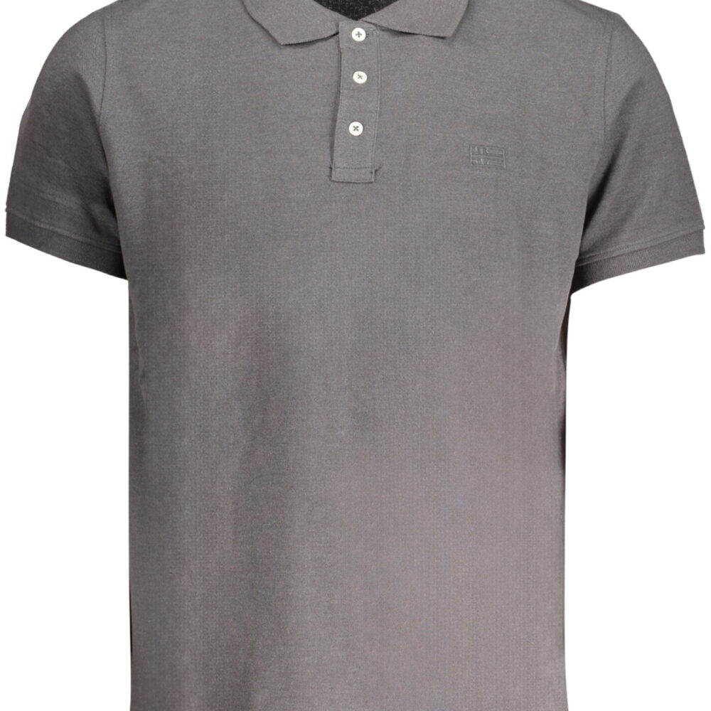 NORWAY 1963 POLO MANICHE CORTE UOMO GRIGIO