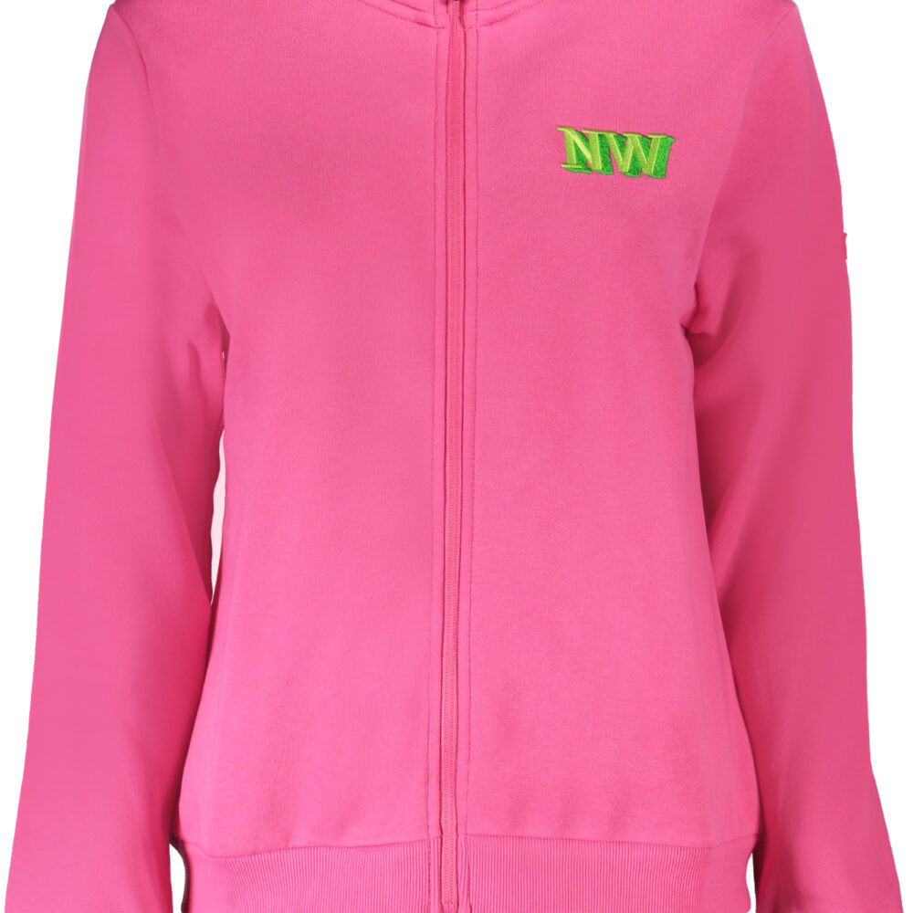 NORWAY 1963 FELPA CON ZIP DONNA ROSA