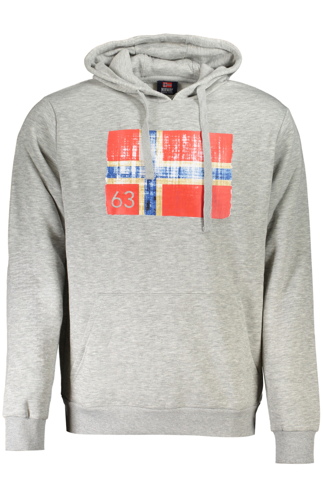 NORWAY 1963 FELPA SENZA ZIP UOMO GRIGIO