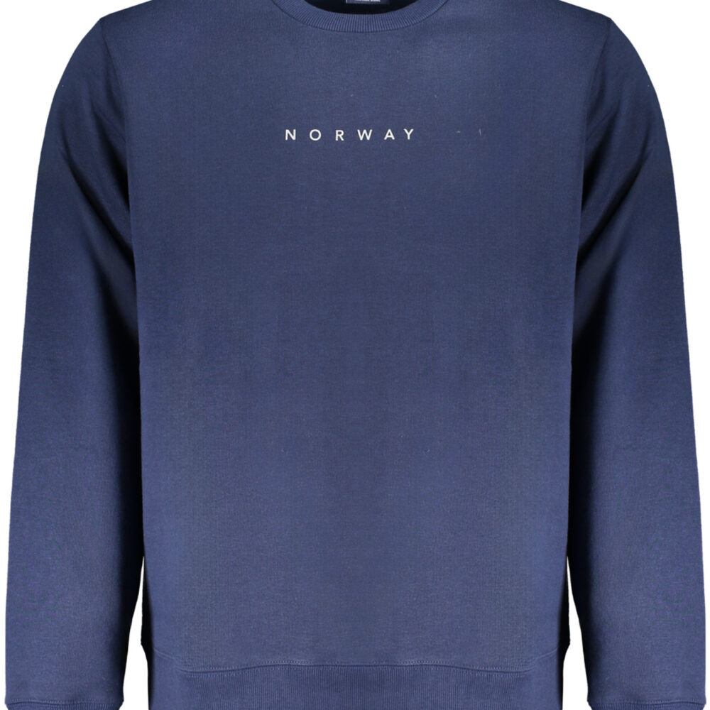 NORWAY 1963 FELPA SENZA ZIP UOMO BLU