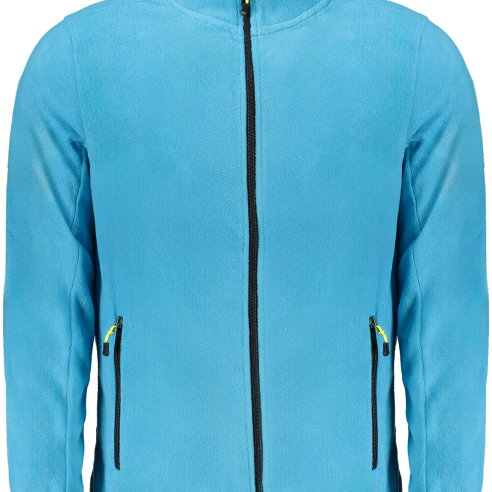 NORWAY 1963 FELPA CON ZIP UOMO AZZURRO