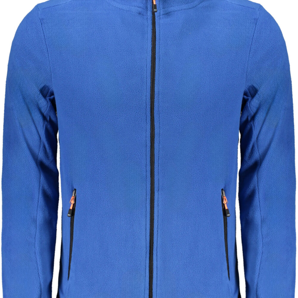 NORWAY 1963 FELPA CON ZIP UOMO BLU