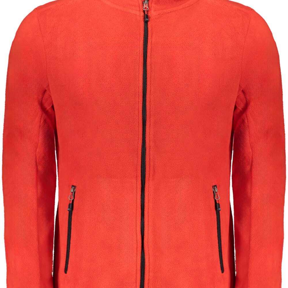 NORWAY 1963 FELPA CON ZIP UOMO ROSSO