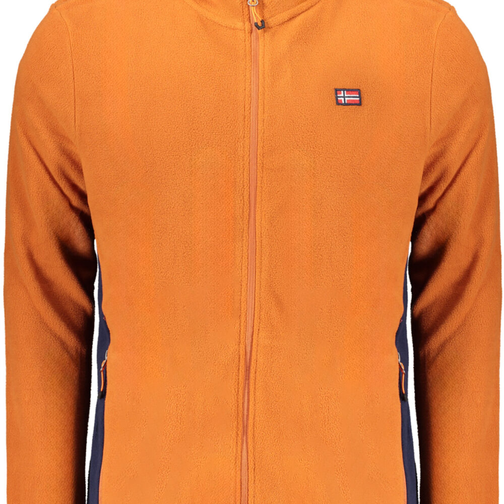 NORWAY 1963 FELPA CON ZIP UOMO MARRONE