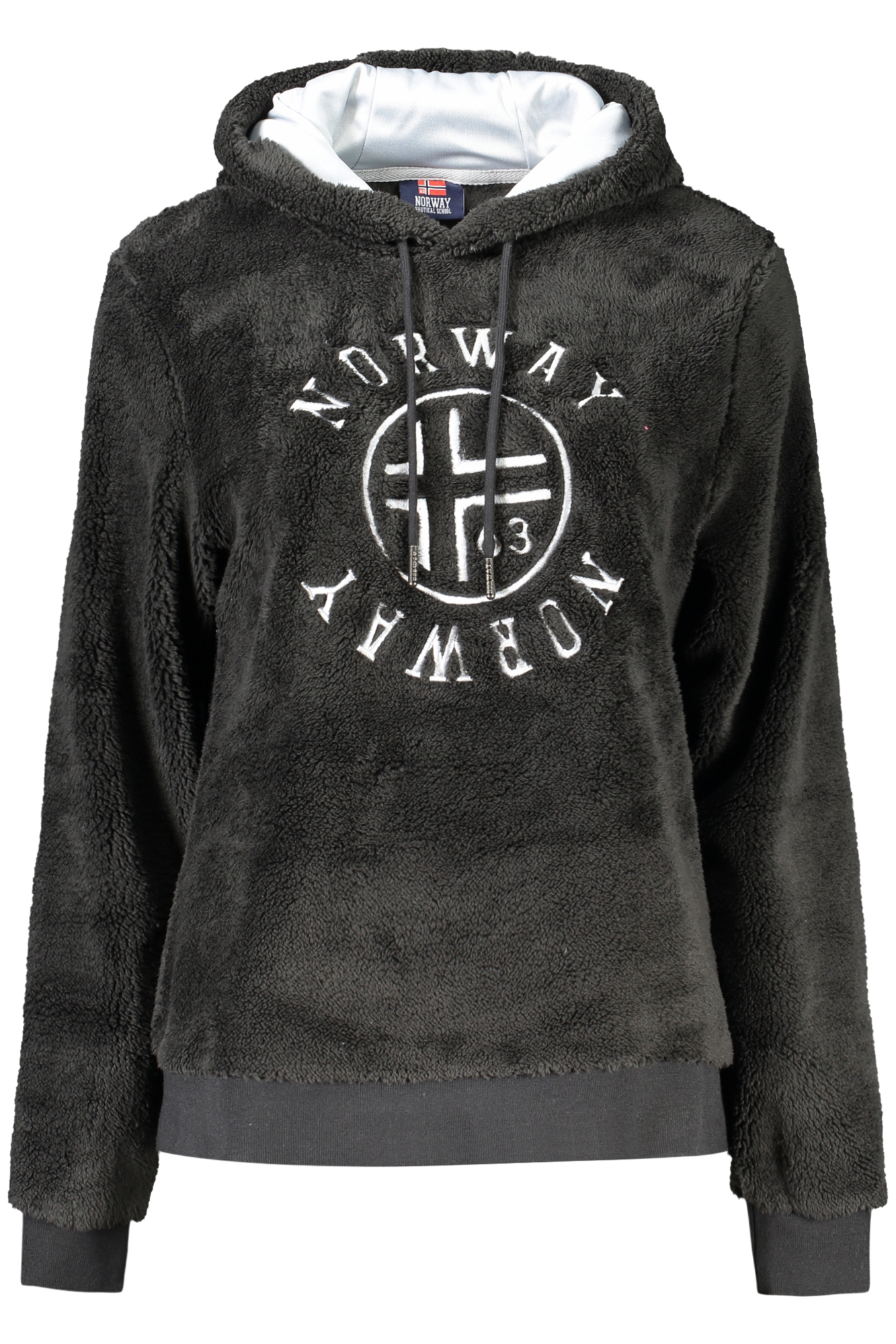 NORWAY 1963 FELPA SENZA ZIP DONNA NERO