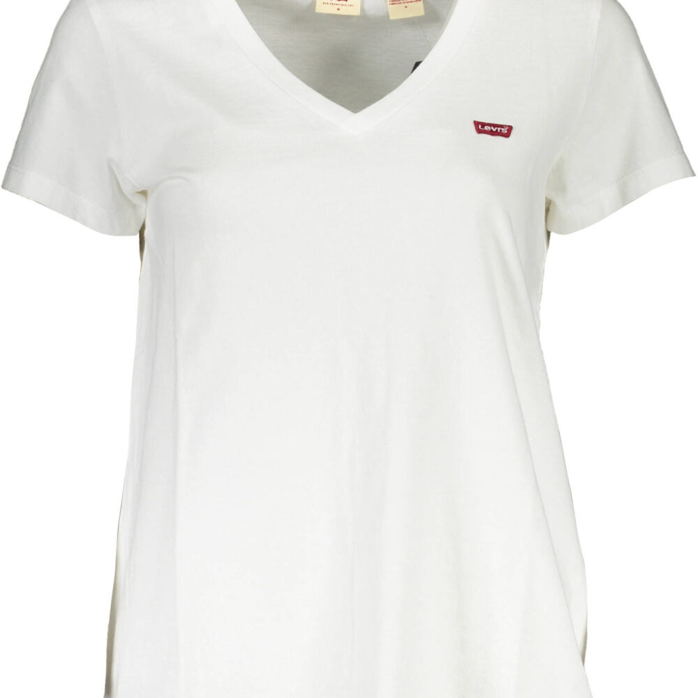 LEVI'S T-SHIRT MANICHE CORTE DONNA BIANCO