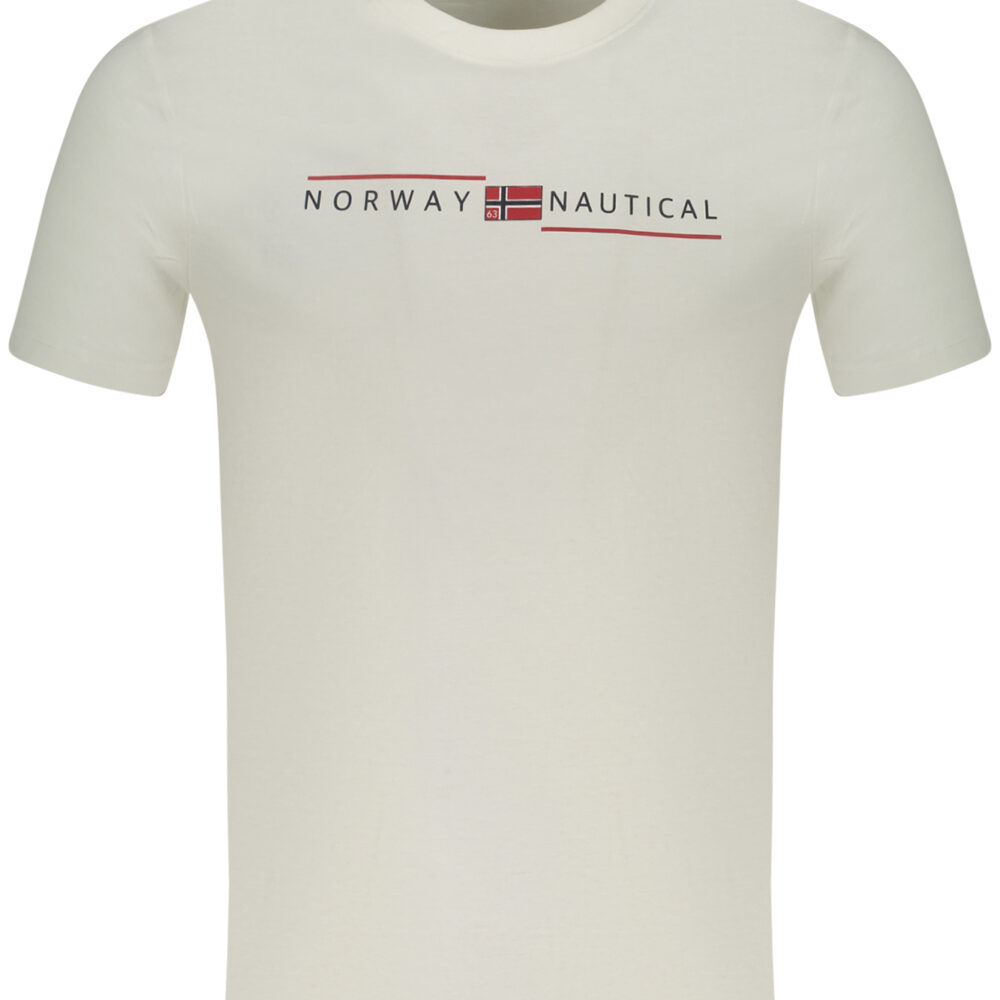 NORWAY 1963 T-SHIRT MANICHE CORTE UOMO BIANCO