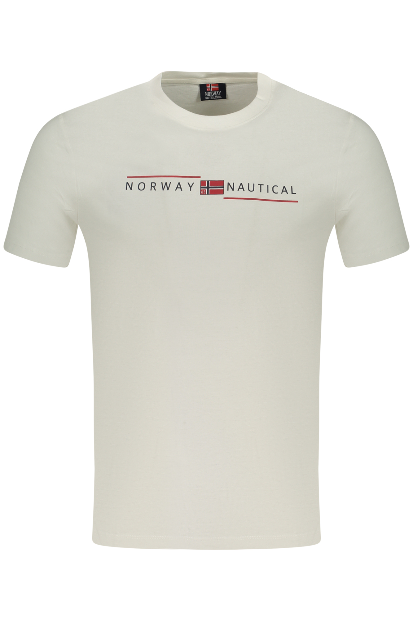 NORWAY 1963 T-SHIRT MANICHE CORTE UOMO BIANCO