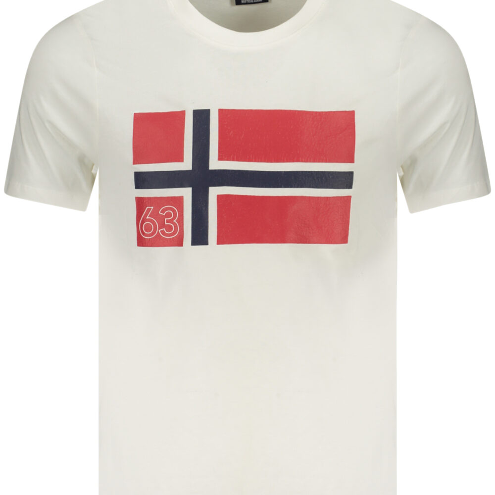 NORWAY 1963 T-SHIRT MANICHE CORTE UOMO BIANCO