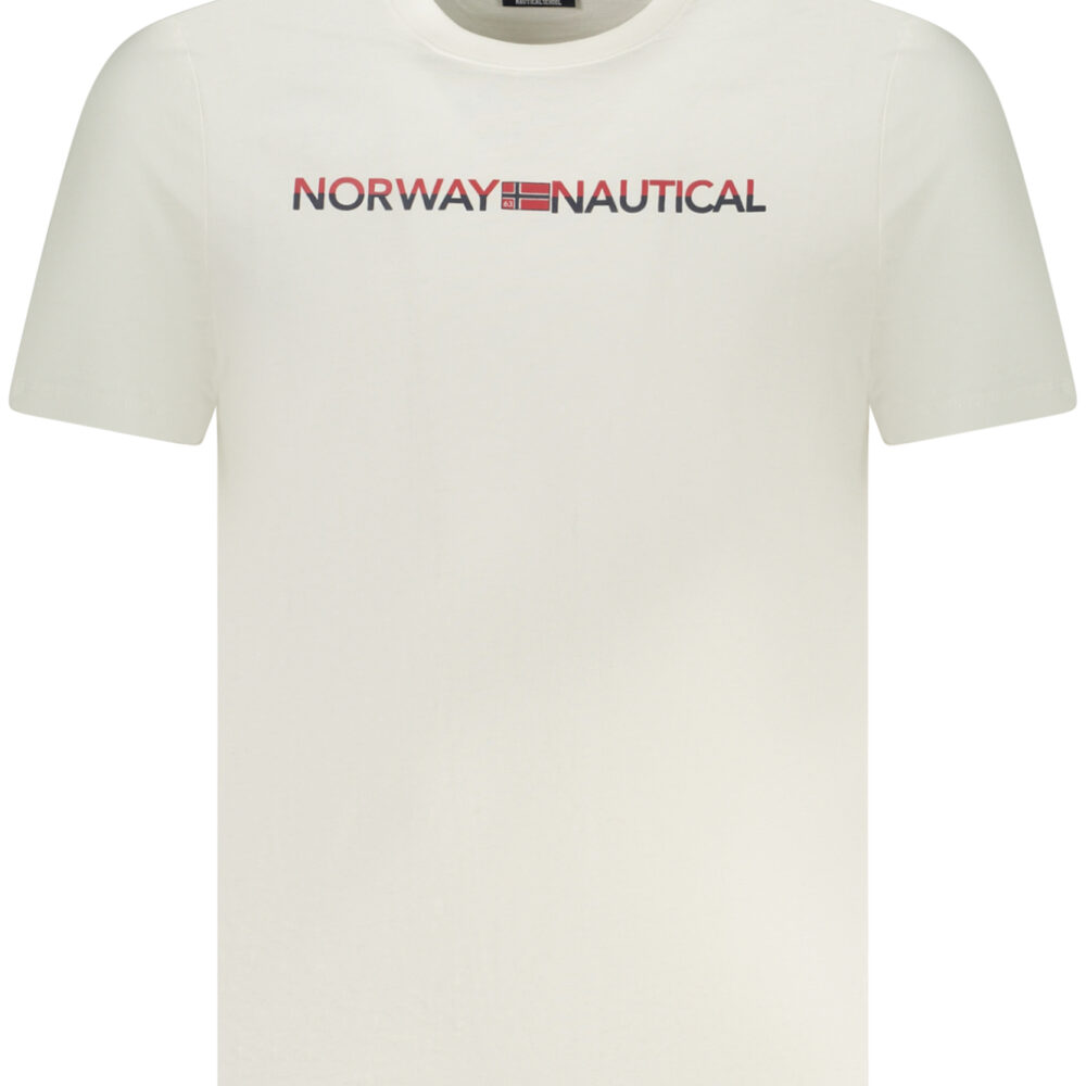 NORWAY 1963 T-SHIRT MANICHE CORTE UOMO BIANCO