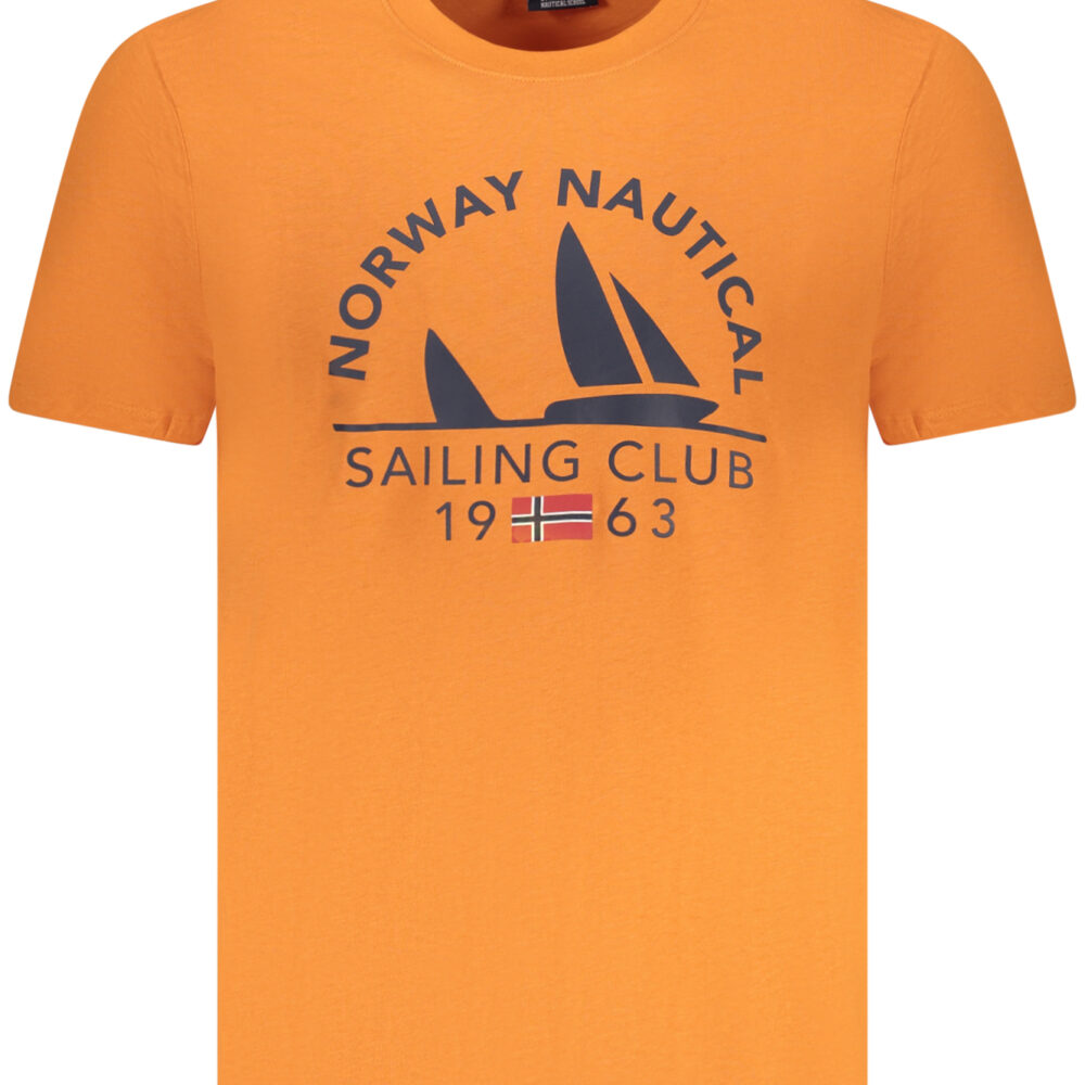 NORWAY 1963 T-SHIRT MANICHE CORTE UOMO ARANCIO