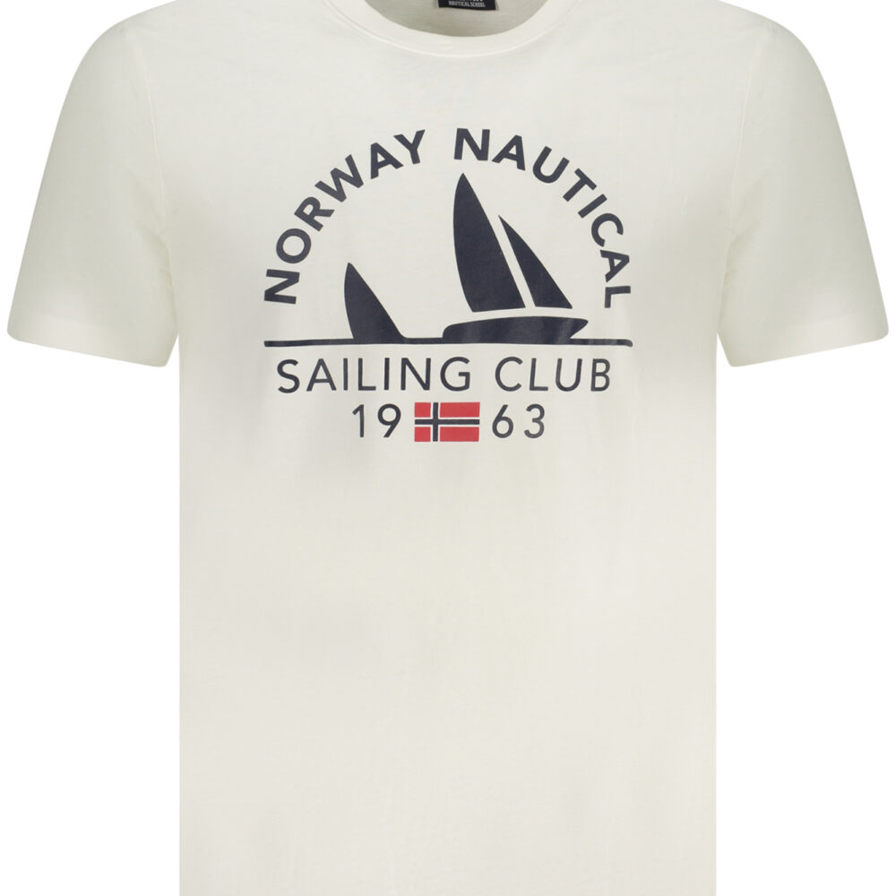 NORWAY 1963 T-SHIRT MANICHE CORTE UOMO BIANCO