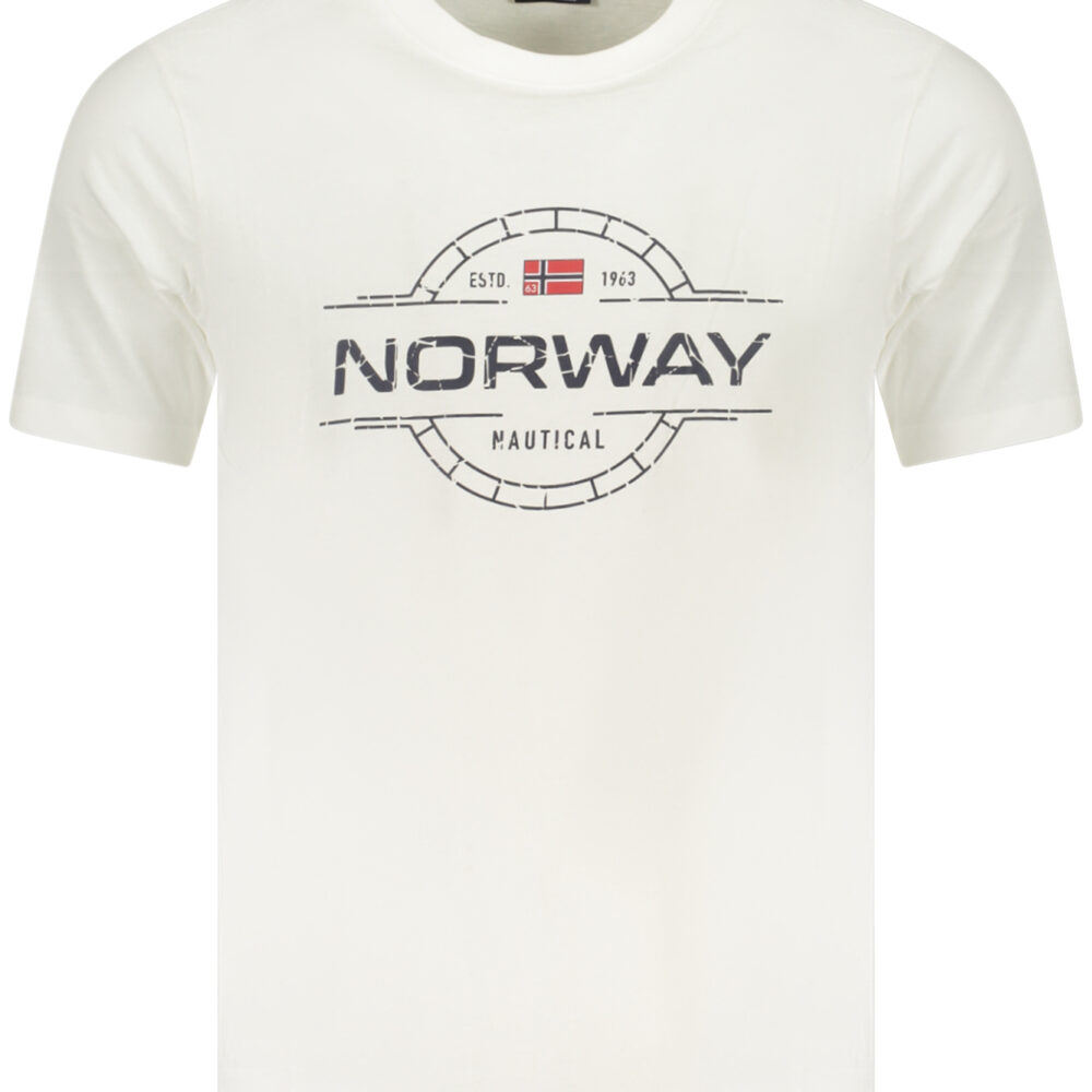 NORWAY 1963 T-SHIRT MANICHE CORTE UOMO BIANCO