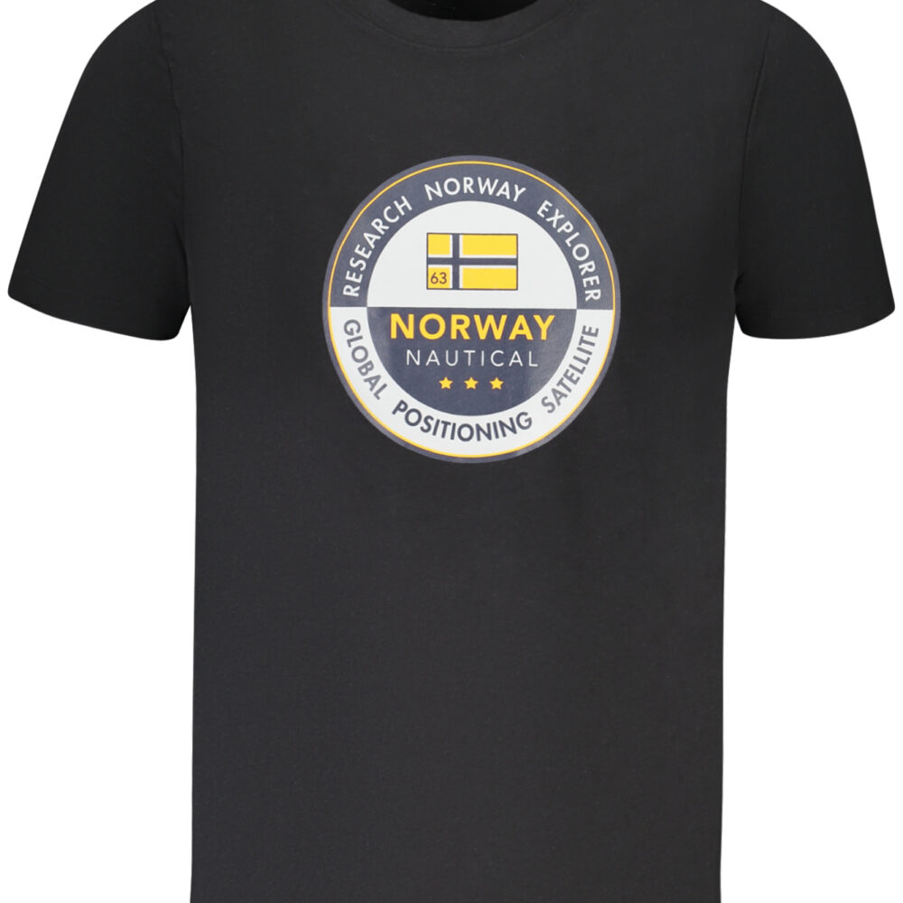 NORWAY 1963 T-SHIRT MANICHE CORTE UOMO NERO
