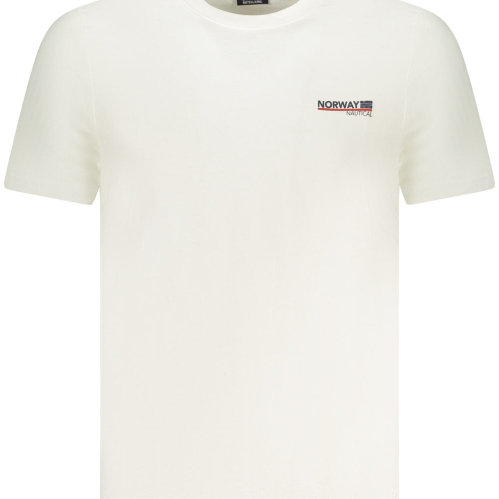 NORWAY 1963 T-SHIRT MANICHE CORTE UOMO BIANCO
