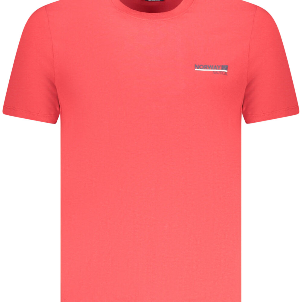 NORWAY 1963 T-SHIRT MANICHE CORTE UOMO ROSSO