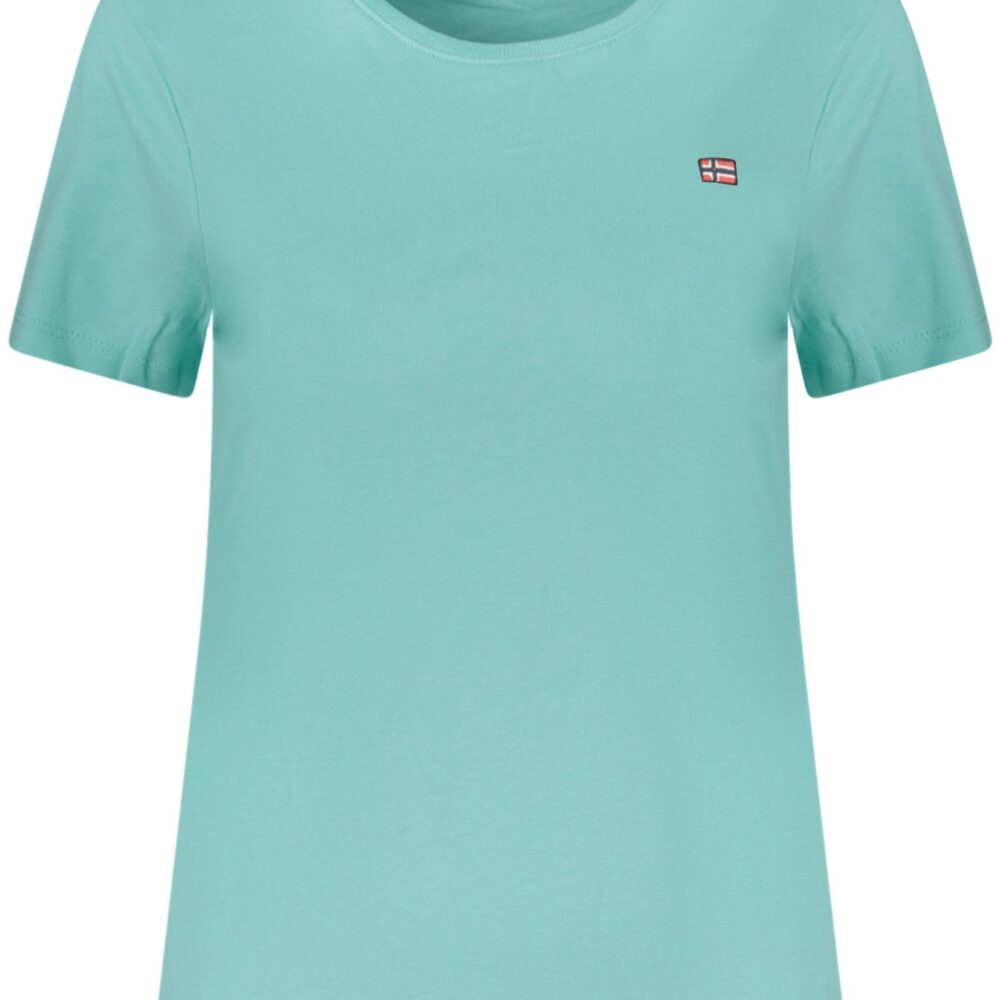 NORWAY 1963 T-SHIRT MANICHE CORTE DONNA AZZURRO