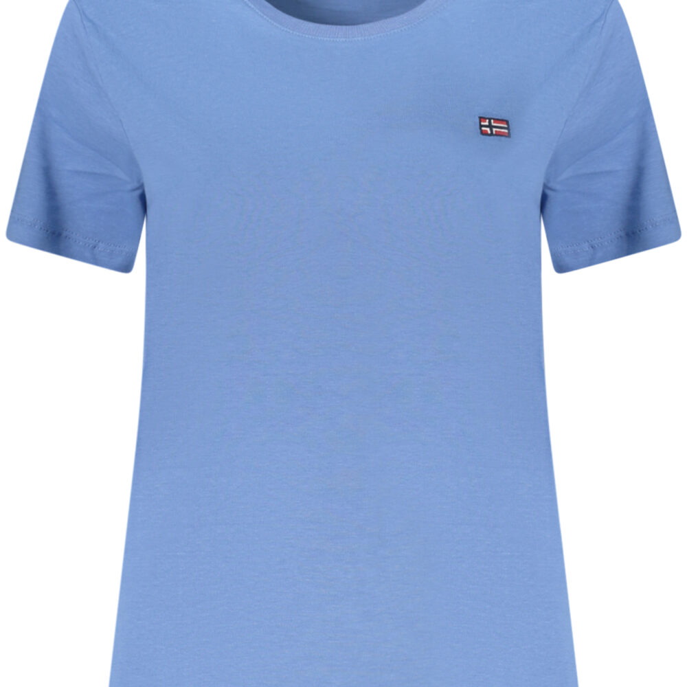 NORWAY 1963 T-SHIRT MANICHE CORTE DONNA AZZURRO