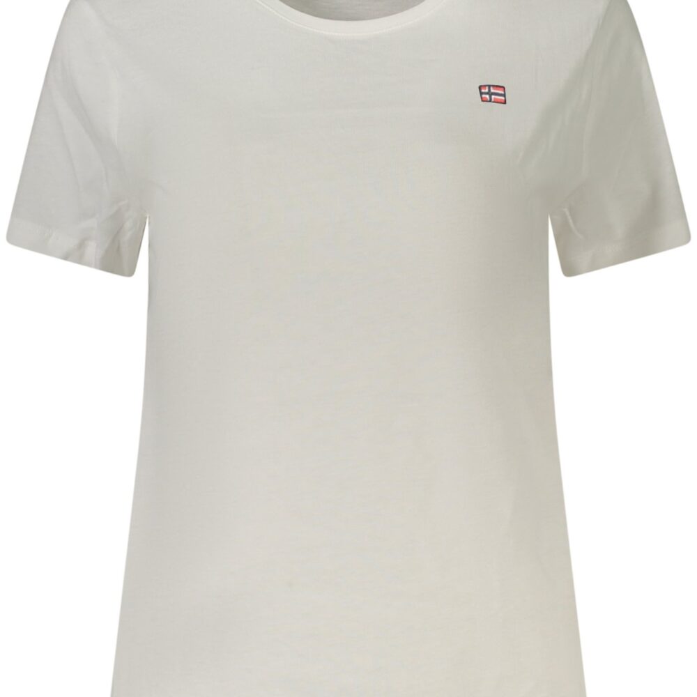 NORWAY 1963 T-SHIRT MANICHE CORTE DONNA BIANCO