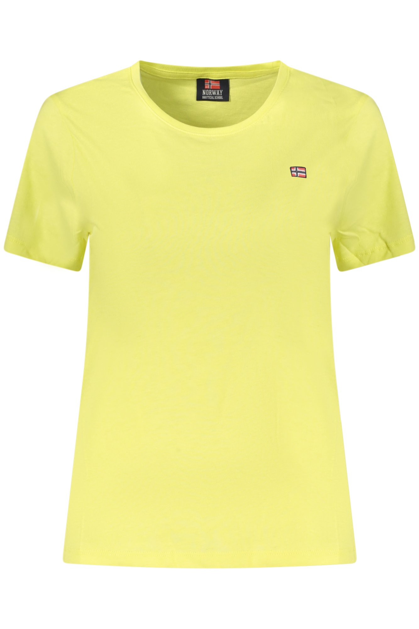NORWAY 1963 T-SHIRT MANICHE CORTE DONNA GIALLO