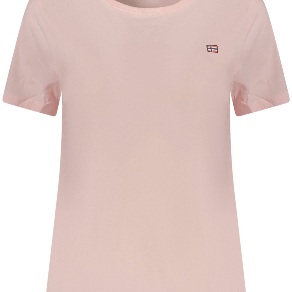 NORWAY 1963 T-SHIRT MANICHE CORTE DONNA ROSA