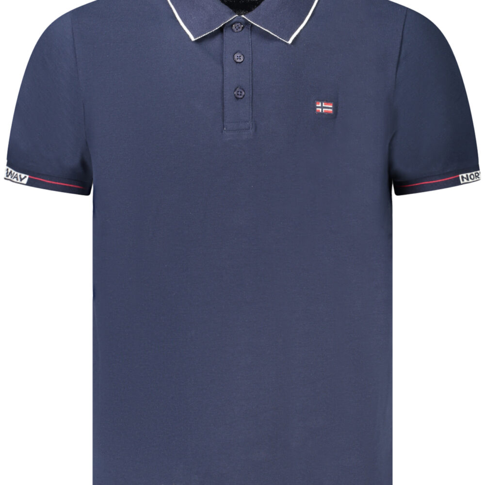 NORWAY 1963 POLO MANICHE CORTE UOMO BLU