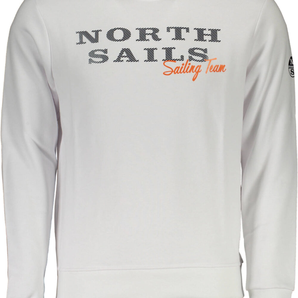 NORTH SAILS FELPA SENZA ZIP UOMO BIANCO