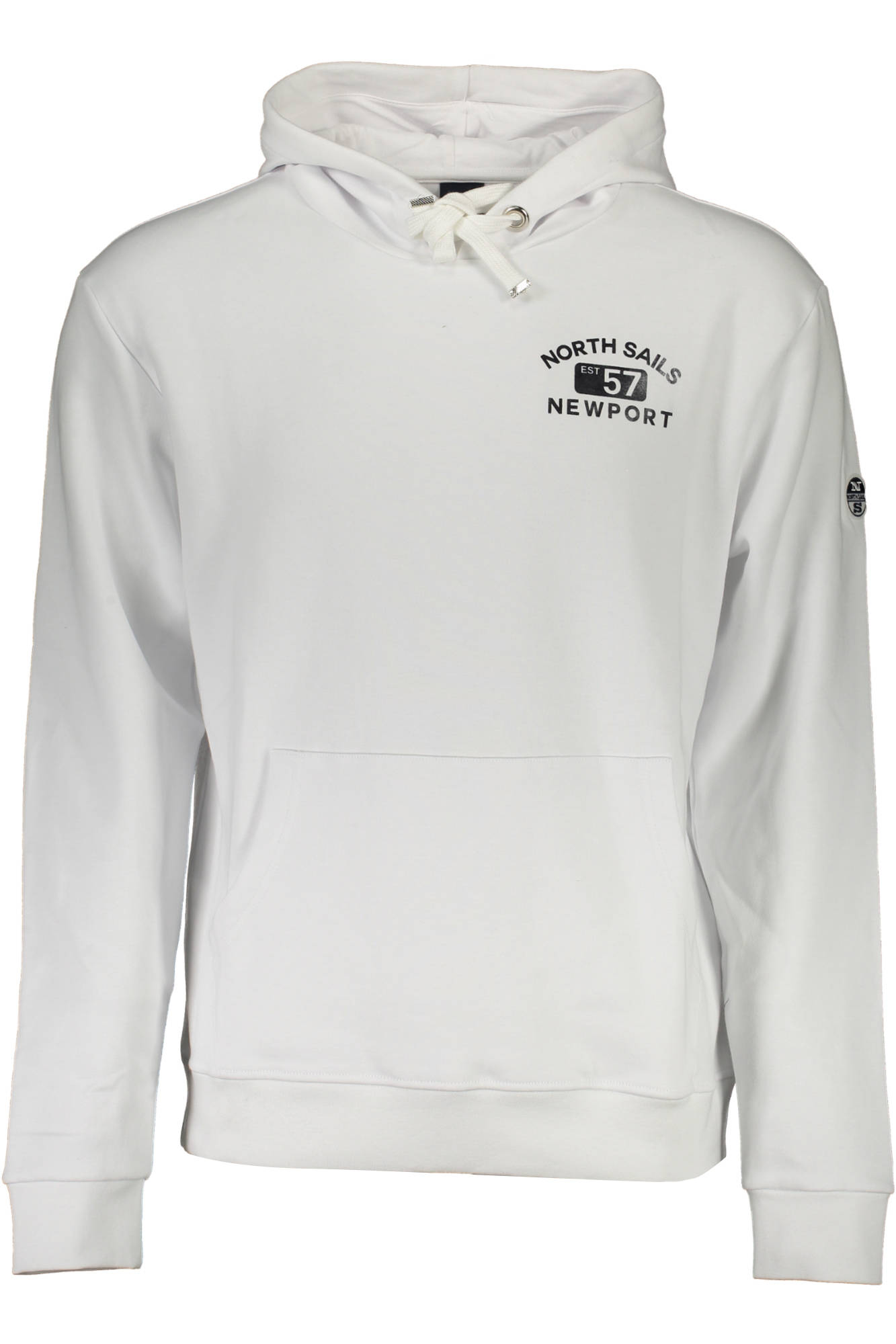 NORTH SAILS FELPA SENZA ZIP UOMO BIANCO